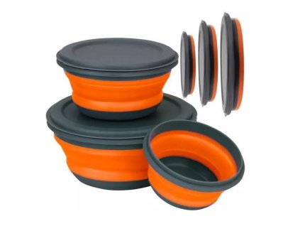 Kuchyňské misky 3ks skládácí silikonové, Ruhhy