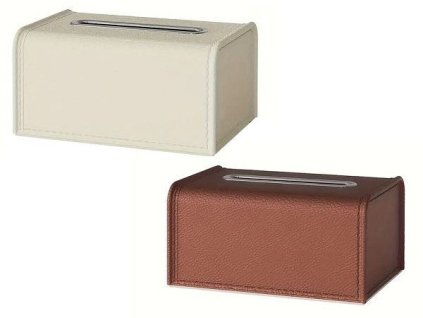 Krabička na ubrousky, kapesníky, hnědá