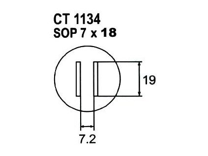 Nástavec na vyfoukávačku SOP 7,9x19mm