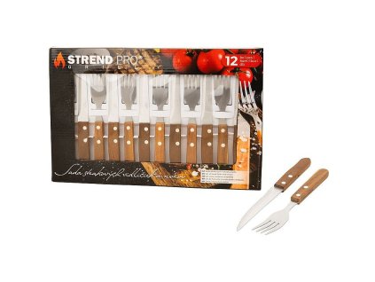 Sada steakových vidliček a nožů Grill, 12-dílná