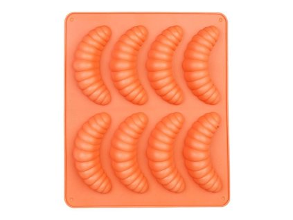 Forma na pečení MagicHome 8 vanilkových rohlíčků, silikon, 24,6x22,3x2cm