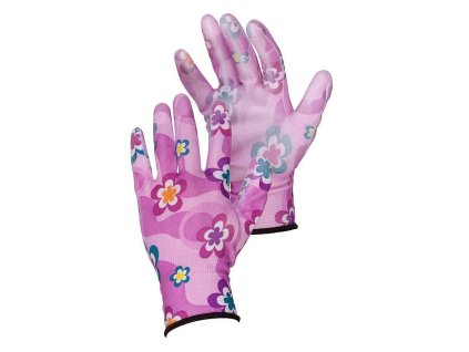 Povrstvené rukavice DAHLIA, v. 7"