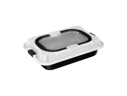 BERLINGERHAUS Pečící plech s titanovým povrchem 36,5 x 24,5 cm Matte Black Collection BH-8641