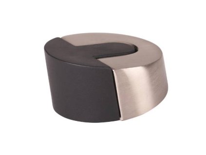 Zarážka dveřní, Ø 46 x 26 mm, matný nikl