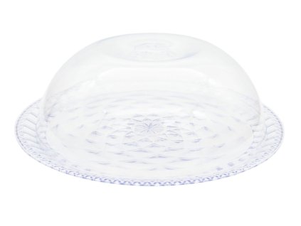 Podnos servírovací plast s poklopem ¤34cm  CAKE