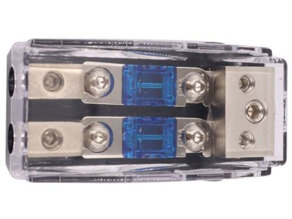 Distribuční blok pro 2 pojistky MIDI nebo ANL MINI /pojistkový držák/