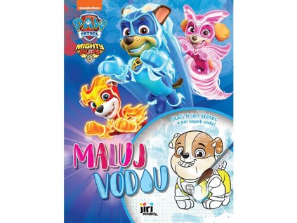 Maluj vodou A4 Tlapková patrola