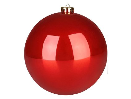 Baňka MagicHome červená lesklá, 15cm, 1ks