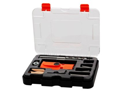 Sada pro stolaře na vrtání otvorů pro šikmé kolíkové spoje, 55ks