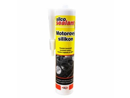 Silikon vysokoteplotní motorový 275 °C, 310 ml, červený, SILCO