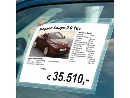 Přilnavé desky A4, statická folie - modré - 744010030