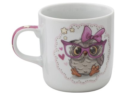 Hrnek dětský porcelán 230ml  SOVA