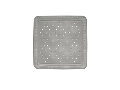 KELA Sprchová podložka KRETA PVC šedá 55x55cm KL-22368