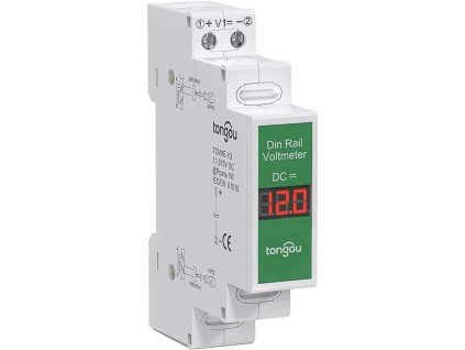 Voltmetr na DIN lištu TOVME-1D 11-310VDC