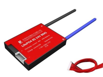 BMS pro 8S LiFePO4 články (25,6V) 50A