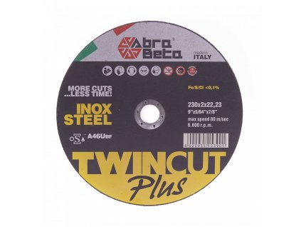 Kotouč řezný 230x2mm -dvojí řez- nerez Ř/R