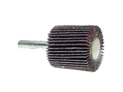 Kotouč lamelový brusný 30 x 30 mm, Ø 6 mm, P80, na stopce