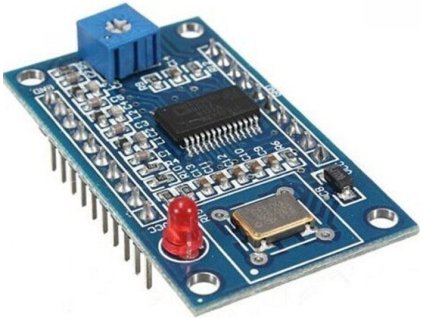 Generátor signálu DDS sinus a obdélník 0-40MHz HC-SR08 s AD9850
