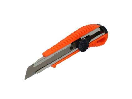 Nůž odlamovací FASTER TOOLS kovová vodící lišta a tělo, 18 mm