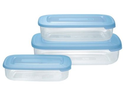 Dóza sada MV 3ks 0,9/1,9/3L s víčkem  TONTARELLI, mix barev