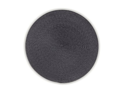 KELA Prostírání KIMYA PP-plastik šedá H 0,2cm / Ř 38cm KL-12337