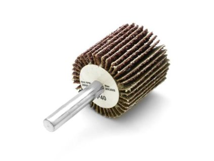 Kotouč lamelový brusný 30 x 30 mm, Ø 6 mm, P40, na stopce