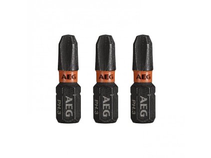 Šroubovací bit PH3 25mm AEG, sada 3ks