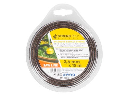 Struna SawLine 2,4 mm, L-15m, zoubkovaná