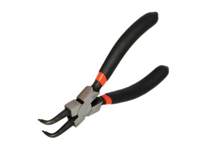 Kleště na segerovy kroužky vnější zahnuté FASTER TOOLS, 125 mm