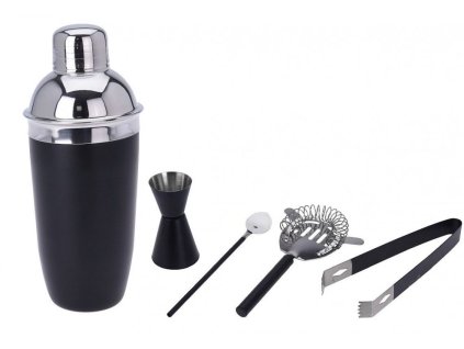 EXCELLENT Barmanská sada 5 ks nerez černá KO-A12405590