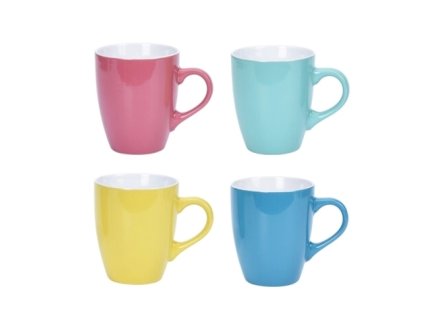 EXCELLENT Hrnek sada 4 ks kamenina 340 ml KO-Q96000190