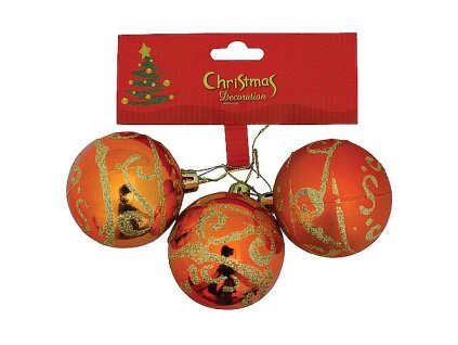 Ozdoba Xmas N1B 6003A BS1471, 3dílná, M10 měděná