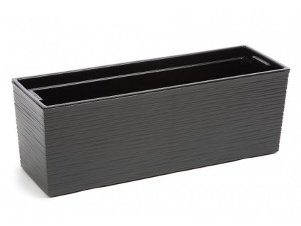 Truhlík samozavlažovací BEGONIA VRUB antracit
