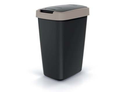 Koš odpadkový výklopný 12L  COMPACTA Q sv.hnědá