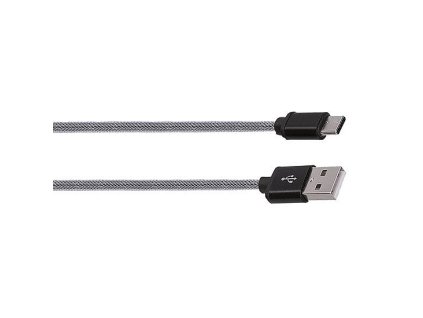 Nabíjecí USB-C kabel, USB 2.0A - USB-C 3.1, blistr, 1m