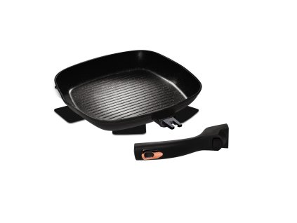BERLINGERHAUS Pánev grilovací s odnímatelnou rukojetí 28 cm Black Rose Collection BH-1953