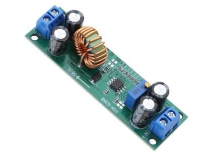 Napájecí modul, step-down měnič 5A, modul HW-636 (6-60V na 3,3-40V)