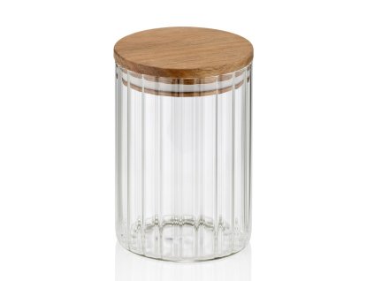 KELA Zásobní dóza Dorothea sklo transparentní 13,0cm 9,0cm 0,6l KL-15282