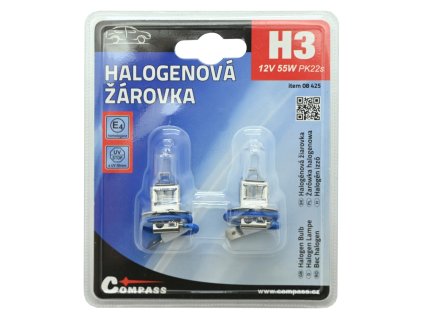 Žárovka 12V  H3  55W Pk22s blister 2ks