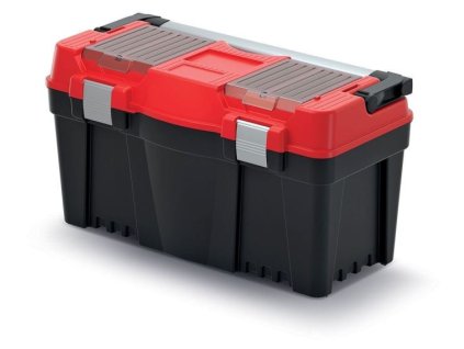 Plastový kufr na nářadí APTOP PLUS červený 598x286x327