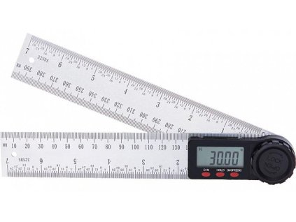 Digitální úhlové pravítko 2v1, 20cm