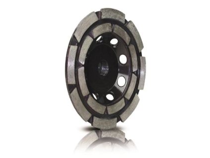 Kotouč diamantový brusný dvouřadý segmentový Ø125 mm x M14