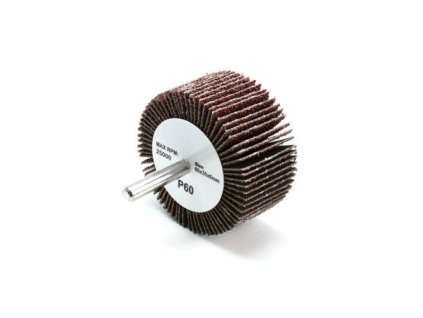 Kotouč lamelový brusný 60 x 30 mm, Ø 6 mm, P60, na stopce