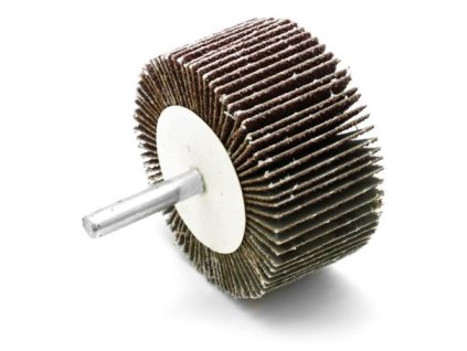 Kotouč lamelový brusný 60 x 30 mm, Ø 6 mm, P80, na stopce