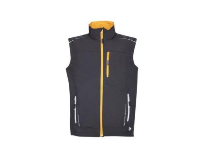 Vesta softshellová VISION H9175/XL, černá