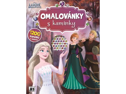 Omalovánky s kamínky Ledové království
