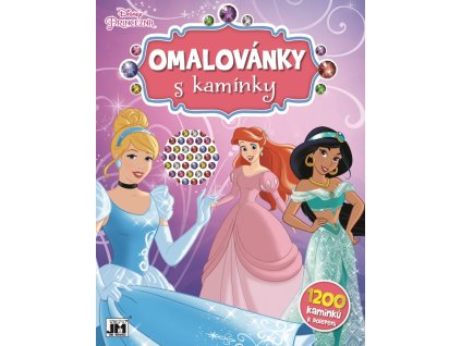 Omalovánky s kamínky Disney Princezny