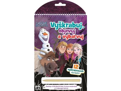 Vyškrabuj, objevuj, vybarvuj Ledové království