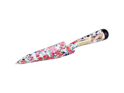 Lopatka sazenicová, 30x6 cm, s potiskem květů