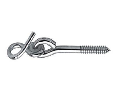 HÁK HOUPAČKOVÝ s plast. pouzdrem 10,6 x 250 vrut